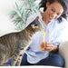Churu Cat Treats, Lickable, Squeezable Creamy Purée Cat Treat with Green Tea Extract & Taurine, 0.5 Ounces Each Tube, 50