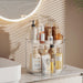 2 Tier Lazy Susan Turntable Organizer 9.25'' Rotating Spice Rack Organization for Cabinet, Kitchen, Pantry, Countertop, Bathroom, Vanity, Medicine Cabinet Organizer, Clear