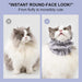 Cat Grooming Collar and Feeding Bib for Long Haired Cats, Anti-Stain Neck Band, Dog Ear Cover Snood for Cocker Spaniels