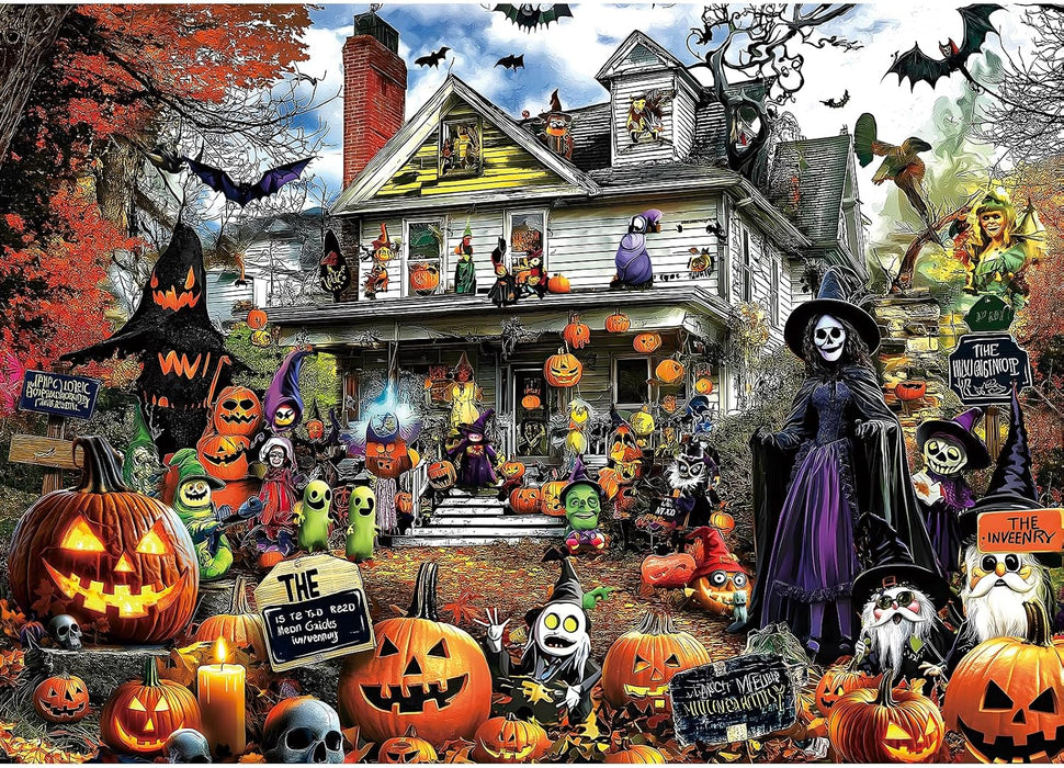 Halloween 1000 Piece Jigsaw Puzzle for Adults, 27.5" x 19.7"
