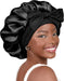 Adjustable Silk Bonnet for Sleeping Women Double Layer Satin Bonnet Reduce Friction Prevent Frizz Curly Hair