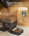 Automatic Cat Feeder for 2 Cats Pets, Timed Cat Food Dispenser