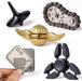 5 Pcs Metal Fidget Toy for Adults, 5 Pack EDC Stress Relief Toys with Slider, Spinner and Gear Designs, Handheld Anxiety