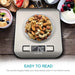 Food Scale, Digital Kitchen Scale with LCD Display, Weight Grams and Ounces for Baking Cooking and Meal Prep, 6 Units with Tare Function, 304 Stainless Steel, 11lb (Batteries Included)