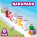 ® Barnyard™ Mold Free Bath Toys, 6 Pack | Sealed, No Hole Bath Toys Design Keeps Moisture Out | Soft, Squeezable & Float