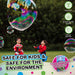 Giant Bubble Wands Kit: (4-Piece Set) | Incl. Wand, Big Bubble Concentrate and Tips & Trick Booklet | Outdoor Toy for Kids, Boys, Girls | Bubbles Made in The USA