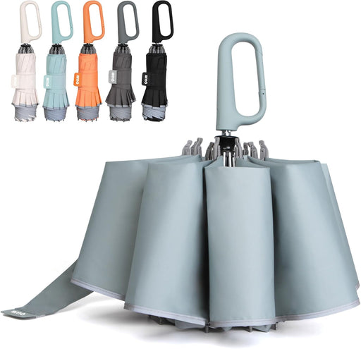 Inverted Umbrella with Auto Open Close Windproof Compact Travel