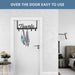 Over The Door Hooks, Towel Rack Towel Hooks for Bathroom, Towel Holder for Hanging Heavy Duty, Door Rack Over Door Hange