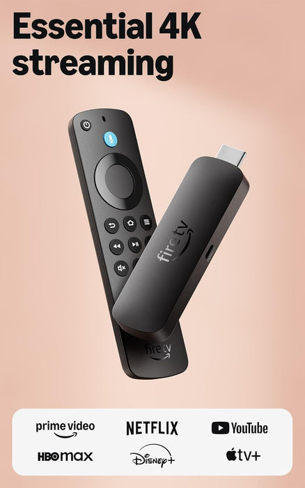 Fire TV Stick 4K Select (newest model), start streaming in 4K, AI-powered search, and free & live TV, find shows faster with Alexa+