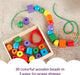 Melissa & Doug Primary Lacing Beads 33-Piece Montessori Toy Set