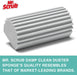 4 Pack Damp Dusting Sponge Duster, Grey Dust Cleaning Sponge, Reusable Household Cleaning Sponge Tool for Blinds, floorb