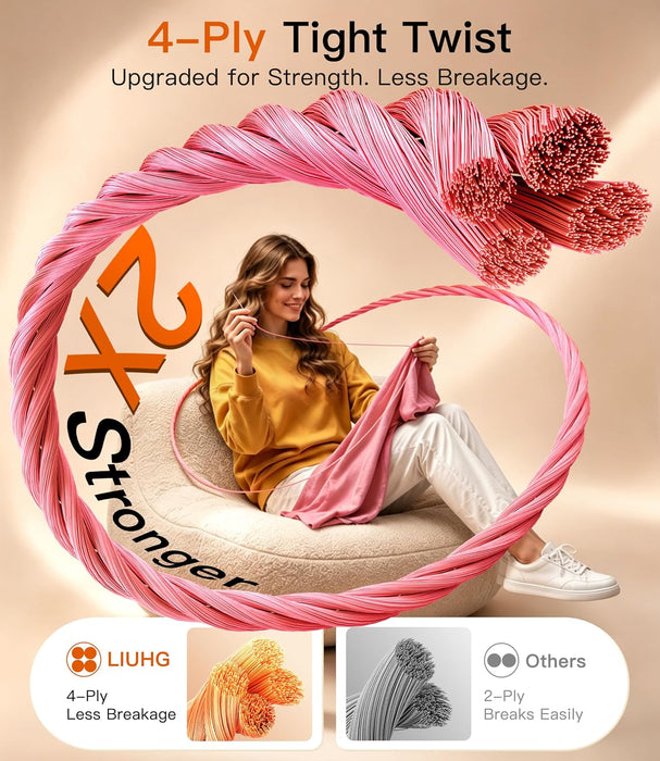 72Pcs Professional Sewing Thread Kit 36 Colors, [Max Strength & Low Lint] All Purpose Sewing Thread with Prewound Bobbin