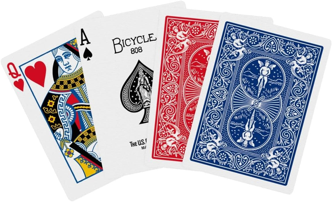 Playing Cards 2 Pack Standard Poker Size Red and Blue