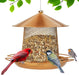 Bird Feeder, Wild Bird Feeders, Metal Lantern-Shaped