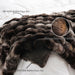 Fluffy Faux Fur Throw Blanket for Couch, Soft Plush Thick Cozy Fuzzy Luxury Minky Bubble Blanket for Home Living Room Decor Gift for Women, Tie-dye Coffee, 50" x 60", 1100GSM