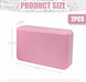 2 Pcs Yoga Blocks, 9x6x3 Inch Foam Blocks for Pilates