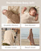 Hooded Baby Bath Towels 2 Pack 100% Muslin Organic Cotton with Hood