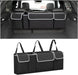 Car Trunk Organizer, Hanging Backseat Storage Bag, Black