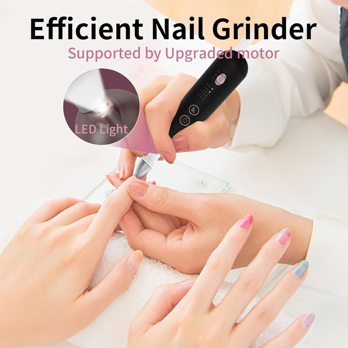 Electric Nail File Toe Nail Grinder for Thick Toenails Manicure Kit