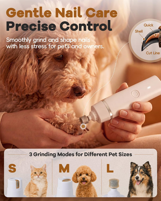 4 in 1 Dog Clippers Grooming Kit with Paw Hair Trimmer for Cat Pet