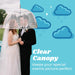 Adult Bubble Umbrella with Dome Canopy and Lightweight Wind and Rain Protection