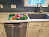 Hawaii Hawaiian Hibiscus in Watercolor Dish Drying Mat
