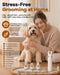 4 in 1 Dog Clippers Grooming Kit with Paw Hair Trimmer for Cat Pet