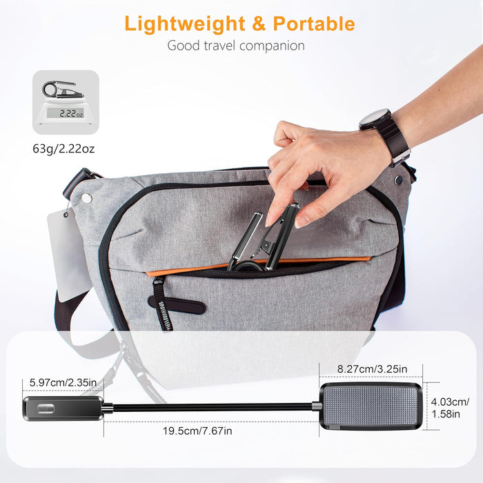 9 LED Rechargeable Book Light for Reading in Bed