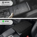Car Center Console Cover, Upgraded Leather Car Armrest Cushion with 2 Storage Pockets, Universal Waterproof Cushion Pad,