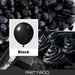 Black Balloons 140pcs Different Sizes of 18 12 10 5 Inch