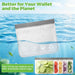 10 Pack Reusable Sandwich Bags, BPA-Free Reusable Food Sorage Bags, Double Zipper Leakproof Freezer Bags Extra Thick Plastic Storage Bags for Sandwich Meal Prep Lunch Marinate Meat Snack