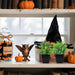 2 Pcs Fake Plants Small Artificial Plants for Black Bathroom Decor