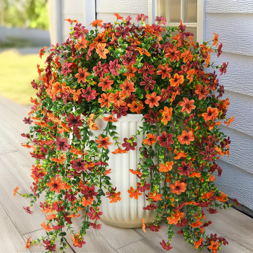 Artificial Fall Fake Flowers for Outdoor Fall Decoration