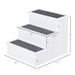 Three-Step Carpeted Pet Stairs