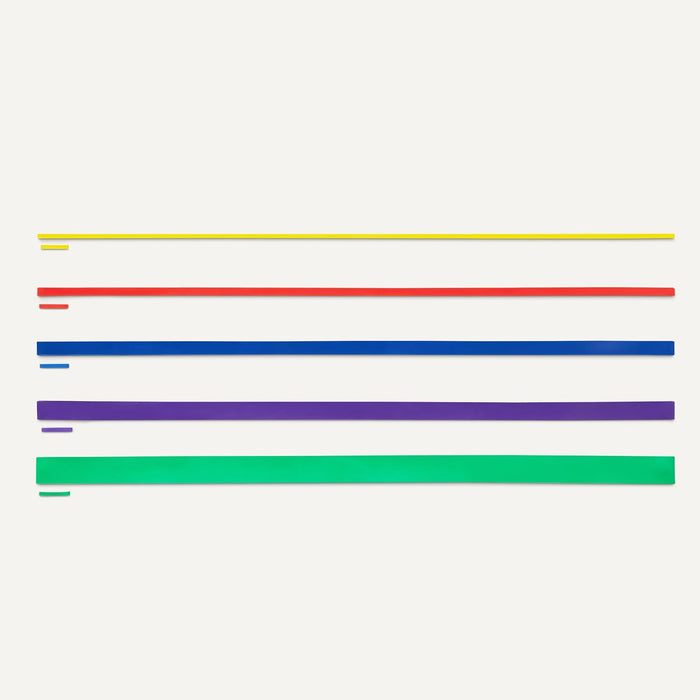 Exercise Resistance Bands for Working Out, Set of 5, Multiple Resistance Levels