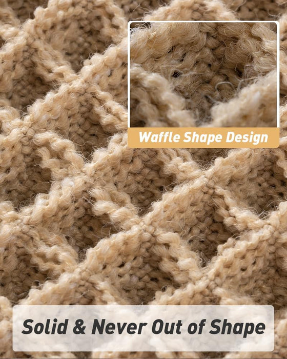 Upgraded Waffle Bath Mat Ultra Absorbent Non Slip Bathroom Mat, 17" x 24"
