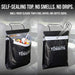 Hanging Car Trash & Garbage Bags, Disposable, Black 7 Count