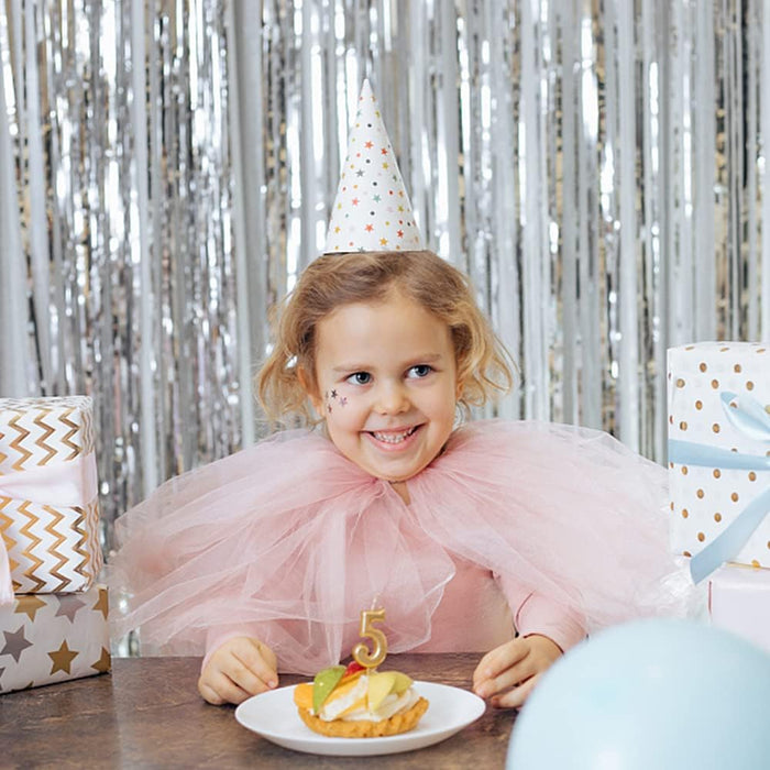 2 Pack Silver Foil Curtain Party Streamers Metallic Tinsel Foil Fringe Photo Booth Backdrop for Birthday Wedding Engagement Baby Shower Bachelorette Christmas Holiday Celebration Party Decorations