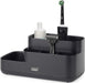 Joseph Joseph EasyStore - Bathroom Storage Caddy Organizer for bathroom accessories, Matt Black