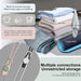 24Pcs Silicone Cable Ties, Cord Organizer Cable Management-Multi