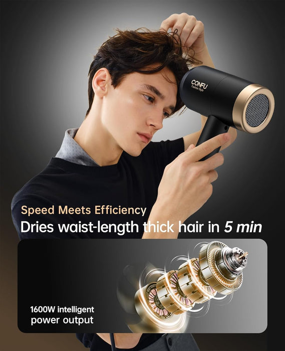 Hair Dryer,  Blow Dryer with Diffuser, 21000PRM Professional Hairdryer