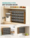 Spice Rack Organizer for Cabinet, Seasoning Organizer Wall Mount Countertop