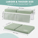 Bath Kneeler and Elbow Rest Pad Set, 1.5-Inch Thick Memory Foam Pads