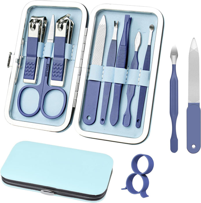 Manicure Set 8 in 1 Nail Clipper Set, Nail Clippers,Fingernail & Toenail Clippers,Manicure Tools,Pedicure Tools,Suitable