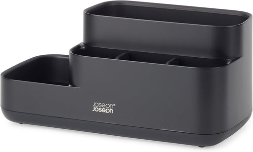 Joseph Joseph EasyStore - Bathroom Storage Caddy Organizer for bathroom accessories, Matt Black