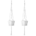 Two-Pack Cotton Rope Plant Hangers