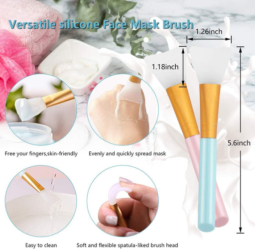 Silicone Face Scrubber Kit: Exfoliator Blackhead Skin Care Tool