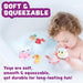 ® Barnyard™ Mold Free Bath Toys, 6 Pack | Sealed, No Hole Bath Toys Design Keeps Moisture Out | Soft, Squeezable & Float