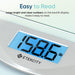 Digital Body Weight Bathroom Scale, 6mm Tempered Glass, 400 lbs
