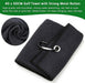 Golf Towel Kit, Foldable Divot Tool with Magnetic Ball Marker & Club Groove Cleaner Brush, Microfiber Waffle Golf Towel with Clip,Golf Accessories Men & Women